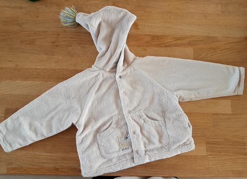 MARESE - Veste réversible avec élan - T.18 mois/81cm, Kinderen en Baby's, Babykleding | Maat 80, Gebruikt, Jongetje of Meisje