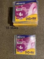 Dvd + RW 16 stuks, Computers en Software, Beschrijfbare discs, Ophalen of Verzenden