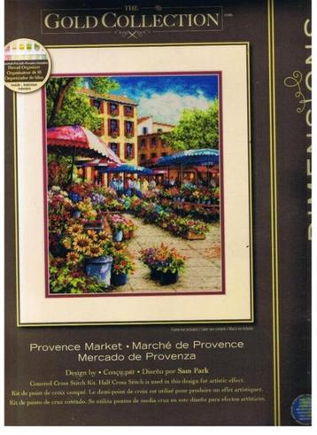 Borduurpakket Provence Market van Dimensions Gold
