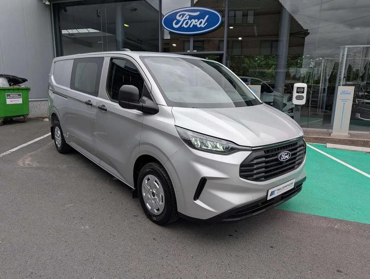 Ford Transit Custom DC Trend 320L L2 2.0TDCi 170pk A8 automa, Auto's, Bestelwagens en Lichte vracht, Bedrijf, Te koop, ABS, Achteruitrijcamera