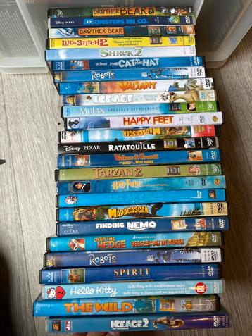 25 Dvd kinderfilms beschikbaar voor biedingen