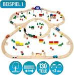messefix 130 delig houten treinspel voor kinderen GRATIS LEV, -, Verzenden, Messefix, -