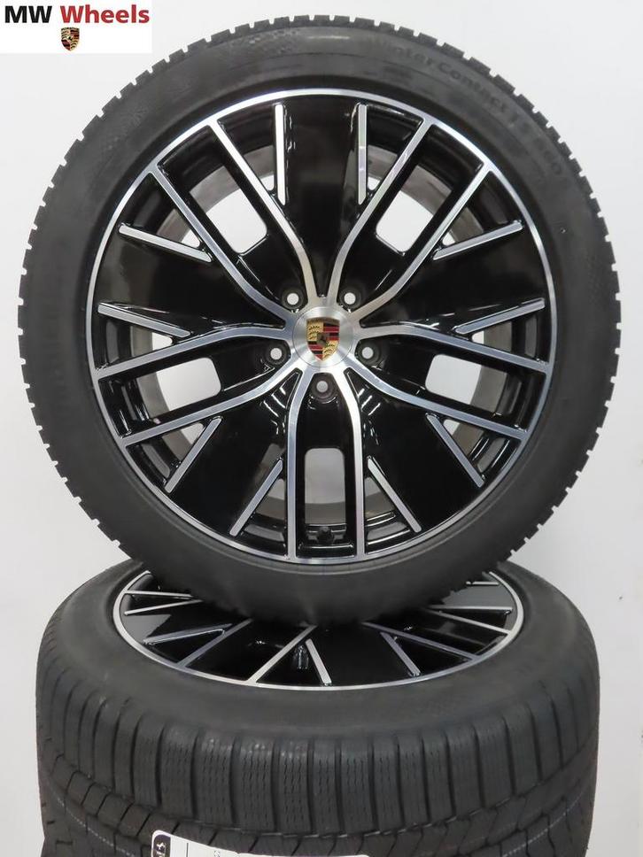 Originele Porsche Macan EV 21 inch velgen met winterbanden, Auto-onderdelen, Banden en Velgen, Banden en Velgen, Zomerbanden, 21 inch