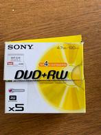Dvd+RW 5 pack Sony, Cd's en Dvd's, Ophalen, Nieuw in verpakking