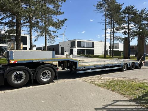 Nooteboom MCO-48-03 60T LOWLOADER / TIEFLADER - 3 STEERING A, Auto's, Vrachtwagens, Bedrijf, ABS, Aanhangers en Opleggers, Overige brandstoffen