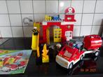 LEGO Duplo Brandweerkazerne - 6168 met sirene!!! Ding-ding-, Ophalen of Verzenden, Duplo