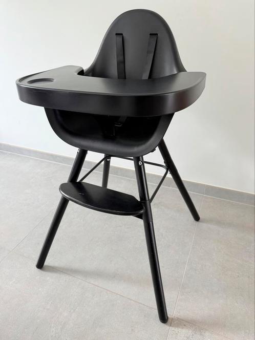 Eetstoel Childhome Evolu 2 + tablet, Kinderen en Baby's, Kinderstoelen, Gebruikt, Meegroeistoel, Aanschuifbaar, Afneembaar eetblad