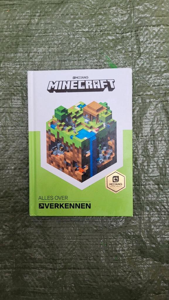 Minecraft boek – Alles over verkennen, Boeken, Hobby en Vrije tijd, Nieuw, Ophalen of Verzenden