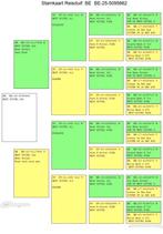 Jonge kweekduiven met stamboom, Geslacht onbekend, Postduif