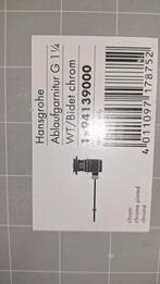 Afvoergarnituur voor wastafel en bidet G 1 1/4 Hansgrohe chr, Huis en Inrichting, Ophalen