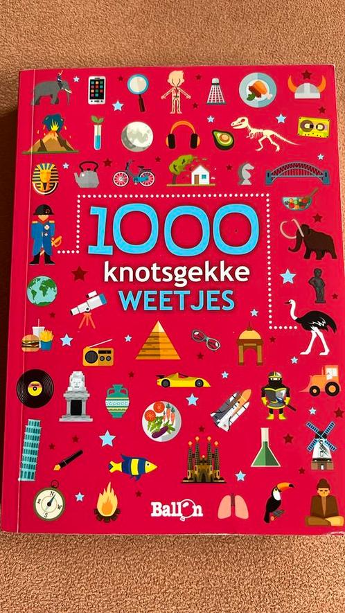 1000 knotsgekke weetjes, Boeken, Kinderboeken | Jeugd | onder 10 jaar, Nieuw, Ophalen of Verzenden