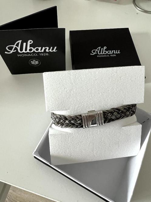 Albanu Monaco Armband, Handtassen en Accessoires, Armbanden, Nieuw, Zilver, Bruin, Ophalen of Verzenden