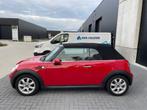 Mini Cooper One Cabriolet, 1.6I, Leder, Mooie staat,Garantie, Auto's, 4 zetels, Zwart, 4 cilinders, Cabriolet