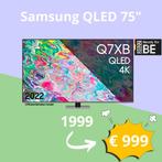 SAMSUNG 75” QLED 4K Smart TV Q75B (2023), Audio, Tv en Foto, Televisies, Ophalen, QLED, Nieuw, Samsung