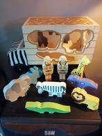 Melissa and Doug safari jeep met dieren, Kinderen en Baby's, Speelgoed | Houten speelgoed, Ophalen of Verzenden, Zo goed als nieuw