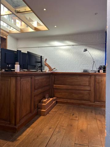 oud grenen hoekbureau beschikbaar voor biedingen