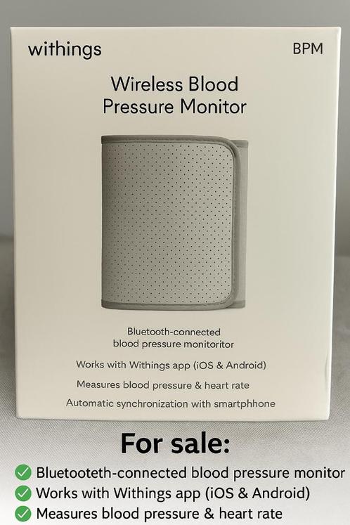 Withings BPM draadloze bloeddrukmeter, Diversen, Verpleegmiddelen, Zo goed als nieuw, Ophalen
