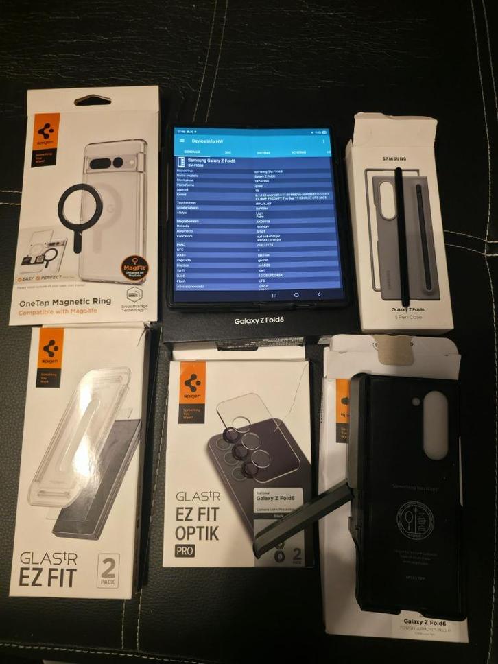 Samsung Galaxy Fold 6 512GB & Spigen Alles & Samsung Care+, Telecommunicatie, Mobiele telefoons | Samsung, Gebruikt, Galaxy Z Fold