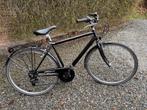 Zwarte herenfiets maat 49, Fietsen en Brommers, Gebruikt, Versnellingen, 49 tot 53 cm, Ophalen