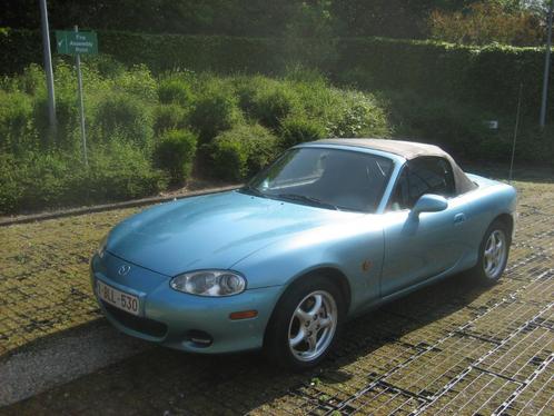 gezocht MAZDA MX5, Autos, Mazda, Particulier, MX-5, Essence, Euro 3, Cabriolet, 2 portes, Boîte manuelle, Bleu, Bleu, Tissu, Propulsion arrière