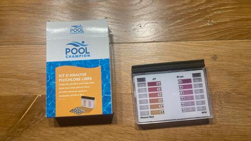 Kit de test d'eau de piscine avec pilules, Jardin & Terrasse, Accessoires de piscine, Comme neuf, Enlèvement ou Envoi