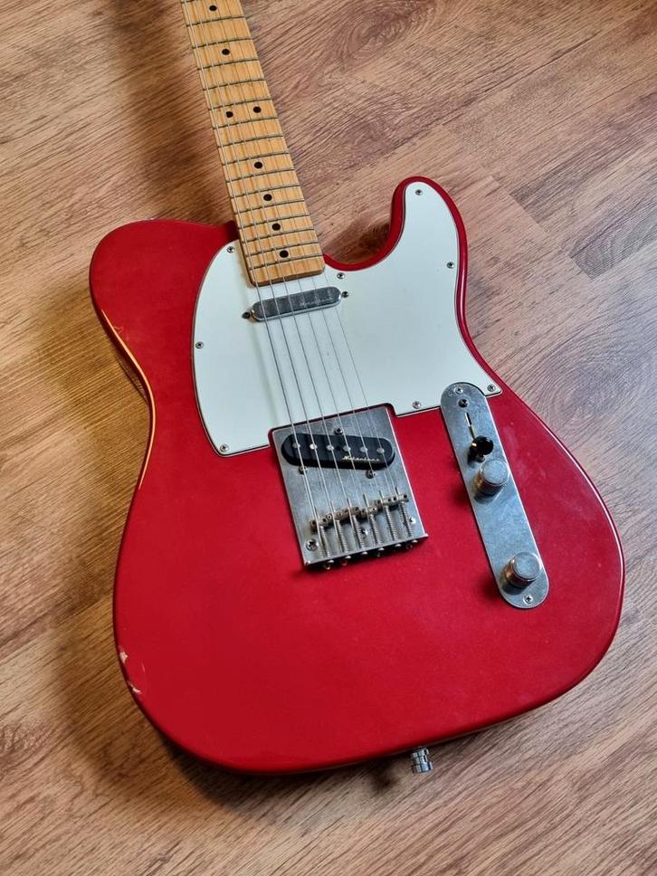 Fender Telecaster 1995 | Noiseless Pickups | Candy Apple Red, Muziek en Instrumenten, Snaarinstrumenten | Gitaren | Elektrisch