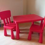 2 Kinderstoeltjes + tafel ikea, Kinderen en Baby's, Ophalen, Zo goed als nieuw, Tafel(s) en Stoel(en)
