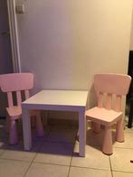 Table et chaise ikea, Maison & Meubles, Utilisé, Enlèvement ou Envoi