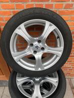 4 winterbanden op velg 215/55 R17 4x108, Auto-onderdelen, Banden en Velgen, Ophalen, Velg(en), 17 inch, Winterbanden