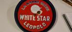 la bonne biere white star leopold Emaille plateau bierplatea, Enlèvement ou Envoi