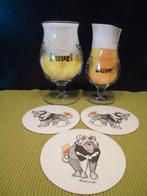 Duvel-Moortgat :Set Tasmaanse duvelglazen + 3 viltjes, Enlèvement ou Envoi, Neuf, Verre ou Verres, Duvel