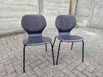 2 donkere ikea stoelen, zgan, Huis en Inrichting, Stoelen, Ophalen, Twee, Zwart, Zo goed als nieuw