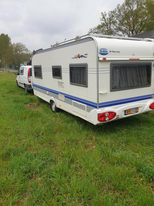 hobby stappelbed 540 bouwjaar 2005, Caravans en Kamperen, Caravans, Particulier, Hobby, Kachel, Koelkast, Mover, Ringverwarming