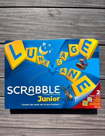 Amusement pour les enfants: Scrabble Junior, Enlèvement, Comme neuf