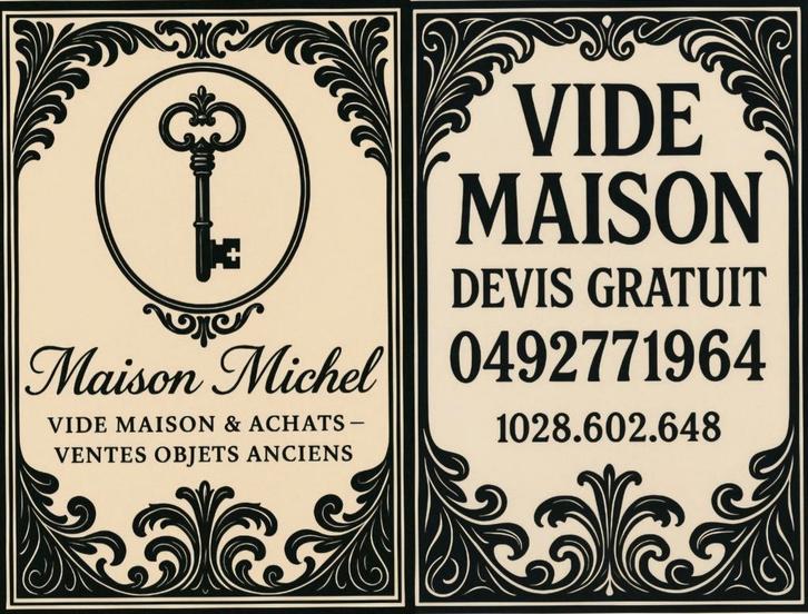 Vide maison professionnel, Diversen, Overige Diversen