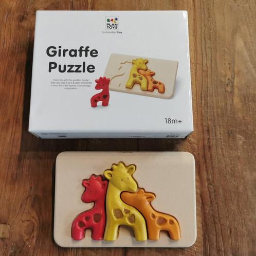 PUZZEL GIRAF, Kinderen en Baby's, Speelgoed | Kinderpuzzels, Gebruikt, 6 maanden tot 2 jaar, Minder dan 10 stukjes, Ophalen