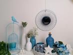 Lot déco bleu cottage vintage, Maison & Meubles, Accessoires pour la Maison | Vases, Comme neuf, Bleu, Enlèvement ou Envoi
