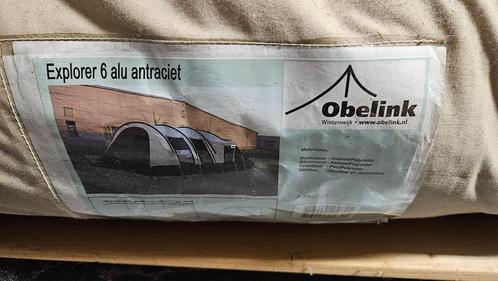 Tent Obelink Explorer 6 alu, Caravans en Kamperen, Tenten, tot en met 2, Zo goed als nieuw, Ophalen