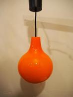 Space Age oranje opaline hanglamp, 1960s, Minder dan 50 cm, Ophalen, Space Age, Glas