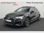 Audi A3 Sportback A3 Sportback 35 TFSI S line S tronic, Auto's, Automaat, 135 g/km, Zwart, Airbags
