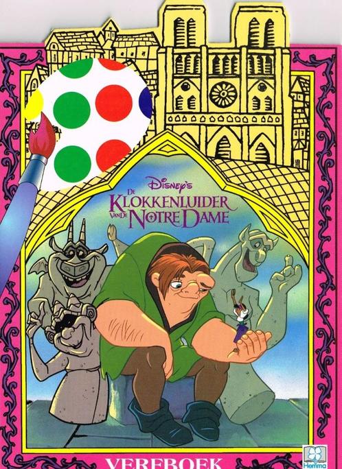 De klokkenluider van de Notre Dame - Verfboek - Disney, Verzamelen, Disney, Nieuw, Overige typen, Assepoester of Belle, Ophalen of Verzenden