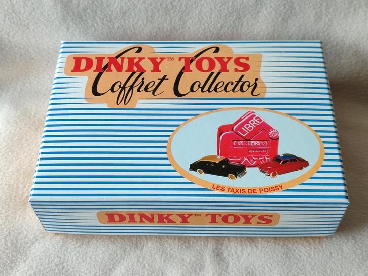 Dinky Atlas „lege” doos _"TAXIS de POISSY”, Hobby en Vrije tijd, Modelauto's | 1:43, Zo goed als nieuw, Auto, Dinky Toys, Ophalen of Verzenden