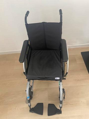 Chaise roulante pliante quasi neuve Breezy, Enlèvement, Pliant, Comme neuf