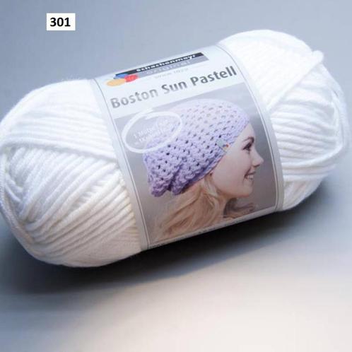 Schachenmayr Boston Sun Pastell coloris 301, Hobby en Vrije tijd, Breien en Haken, Nieuw, Breien, Wol of Garen, Ophalen of Verzenden