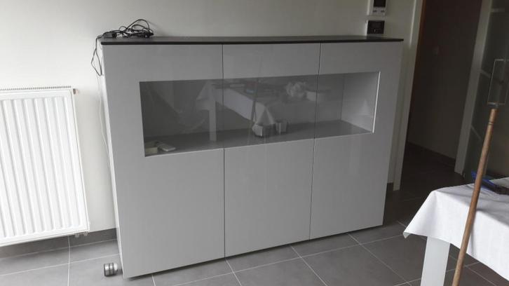 Dressoir hoogglans Karat, Huis en Inrichting, Kasten | Dressoirs, Gebruikt, 150 tot 200 cm, 50 tot 75 cm, Met deur(en), Met plank(en)