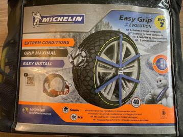 2 chaînes à neige composite neuves MICHELIN Easy Grip Evo 7 disponible aux enchères