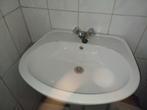 Lavabo + pied + robinet à vendre, 25 à 50 cm, 50 à 100 cm, Enlèvement, Utilisé