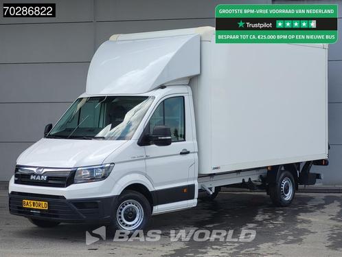 MAN TGE 3.140 Automaat Bakwagen Laadklep Airco Cruise Camera, Auto's, Bestelwagens en Lichte vracht, Bedrijf, Te koop, Achteruitrijcamera