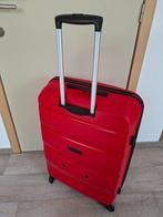 Valies rood, american tourister L, Ophalen, Hard kunststof, 45 tot 55 cm, Zo goed als nieuw