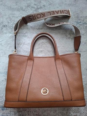 Michael Kors handtas – cognac/bruin leer – zo goed als nieuw beschikbaar voor biedingen